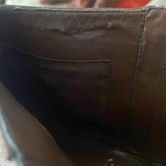 Vince Camuto Womens Ankle Boots Brown Leather Studded Pointed Toe Zipper… - Picture 9 of 9